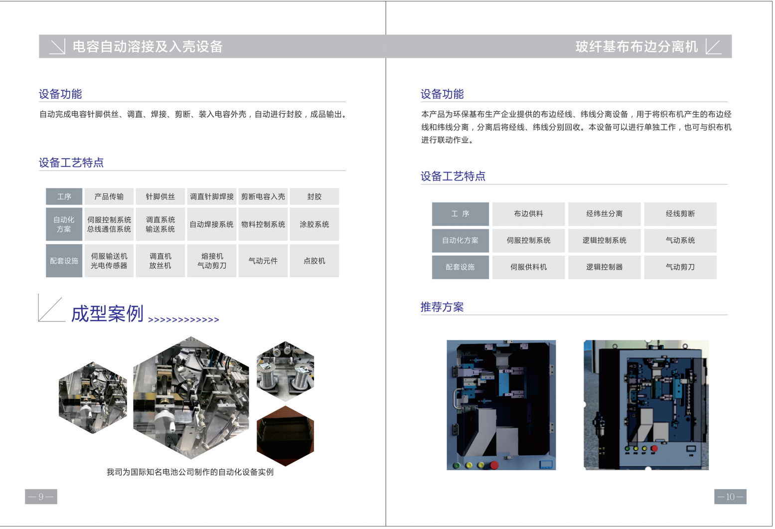 電容熔接設(shè)備+分離機(jī)